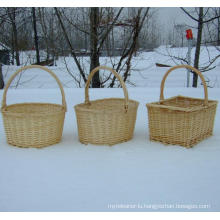 (BC-WB1014) High Quality Handmade Natural Willow Basket/Gift Basket